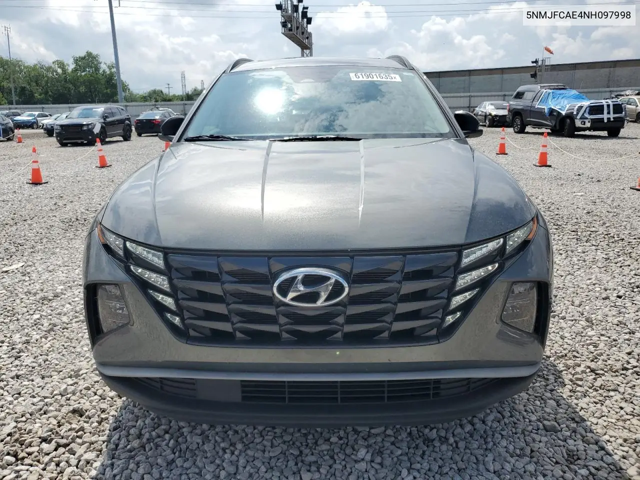 2022 Hyundai Tucson Sel VIN: 5NMJFCAE4NH097998 Lot: 61901635
