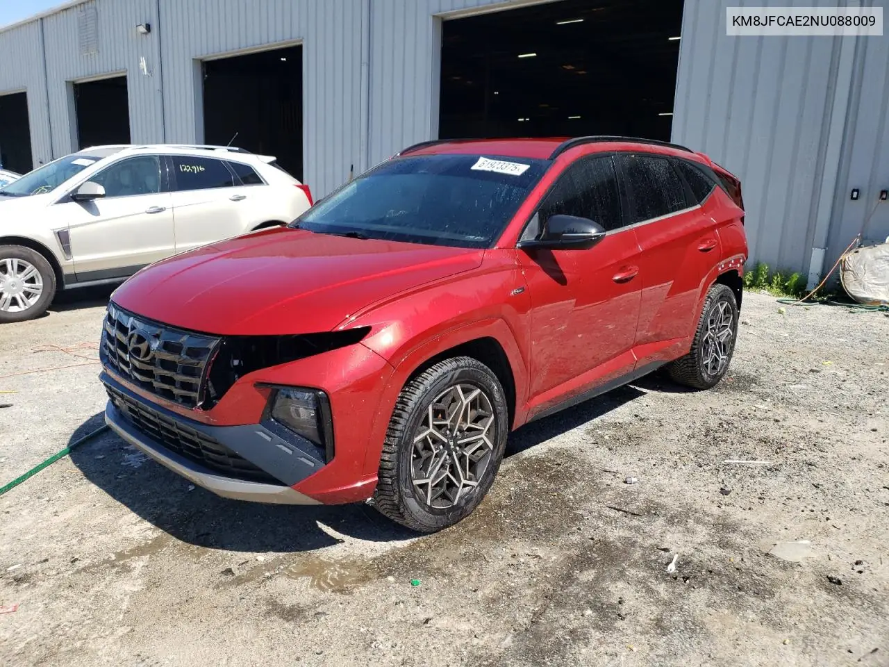 2022 Hyundai Tucson N Line VIN: KM8JFCAE2NU088009 Lot: 61923375