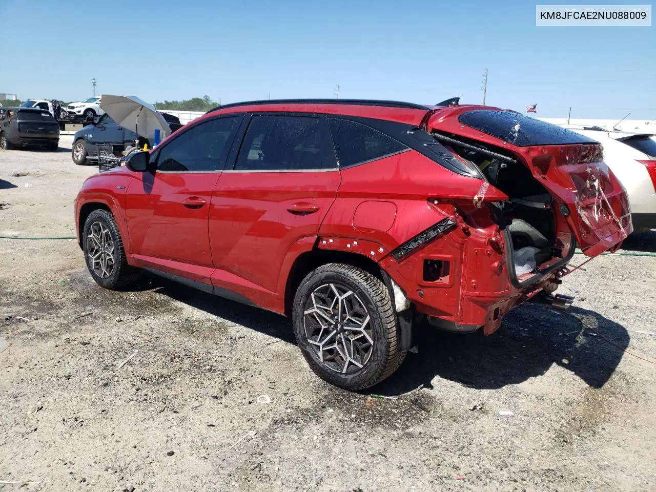 2022 Hyundai Tucson N Line VIN: KM8JFCAE2NU088009 Lot: 61923375