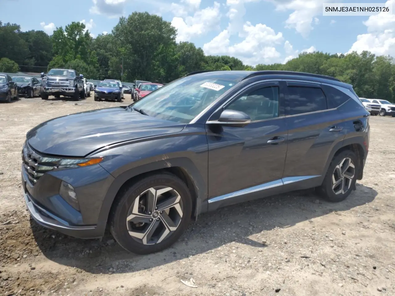 2022 Hyundai Tucson Limited VIN: 5NMJE3AE1NH025126 Lot: 62333225