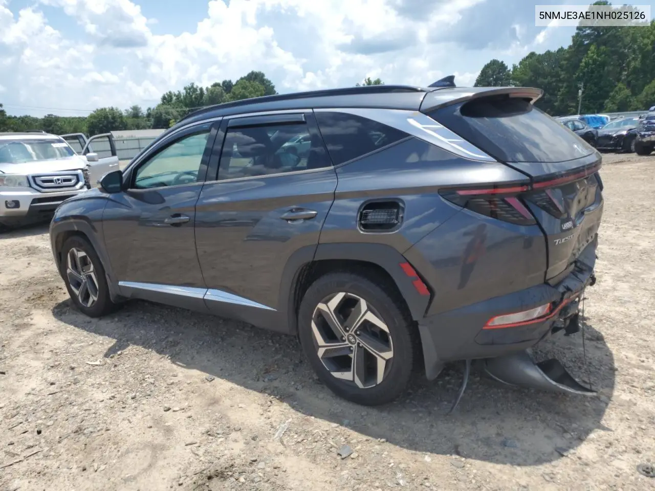 2022 Hyundai Tucson Limited VIN: 5NMJE3AE1NH025126 Lot: 62333225