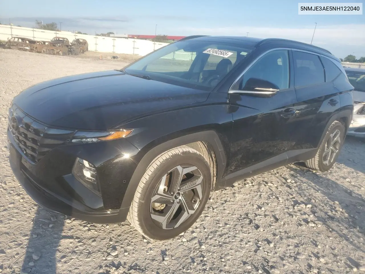 2022 Hyundai Tucson Limited VIN: 5NMJE3AE5NH122040 Lot: 62492565