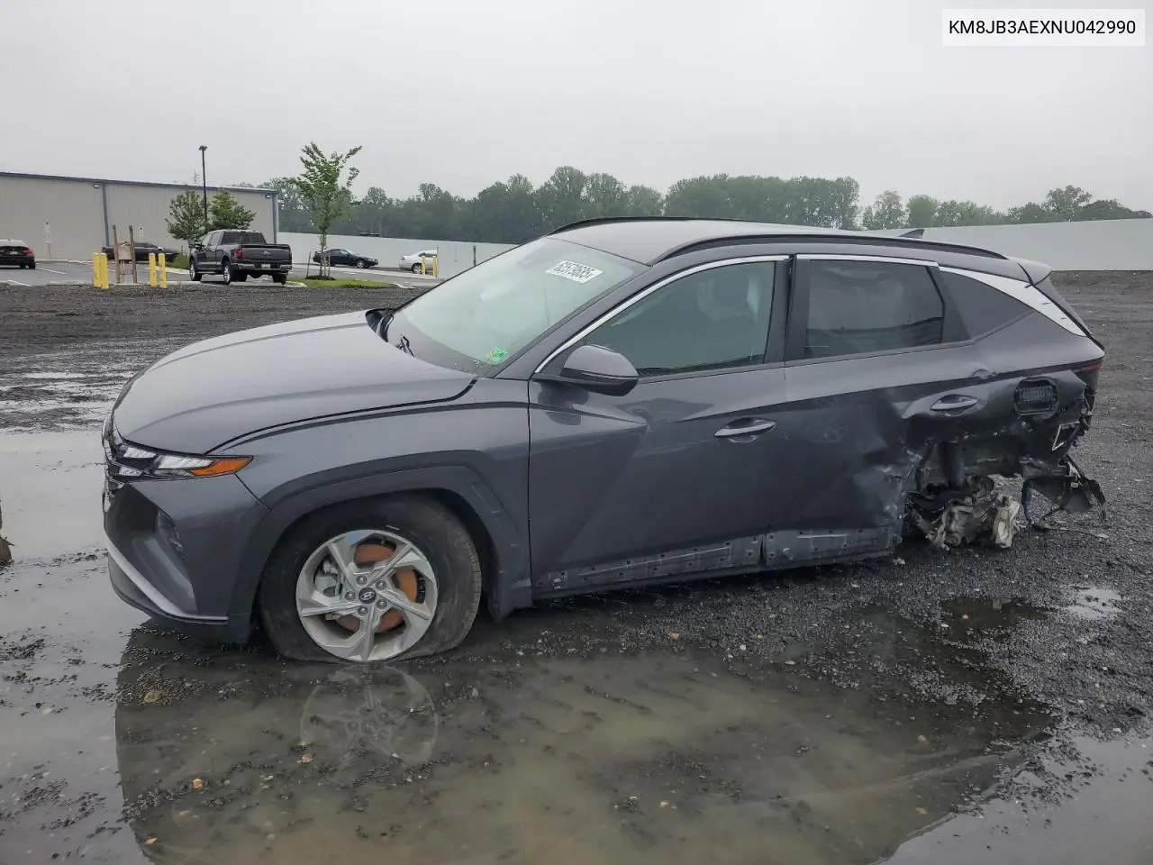 2022 Hyundai Tucson Sel VIN: KM8JB3AEXNU042990 Lot: 62579685