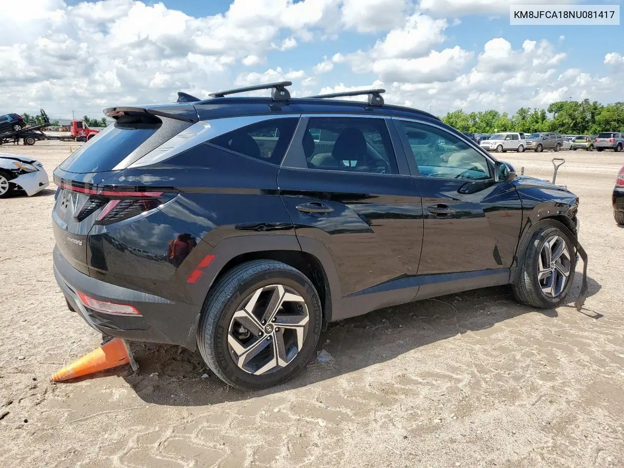 2022 Hyundai Tucson Sel Convenience VIN: KM8JFCA18NU081417 Lot: 62713475
