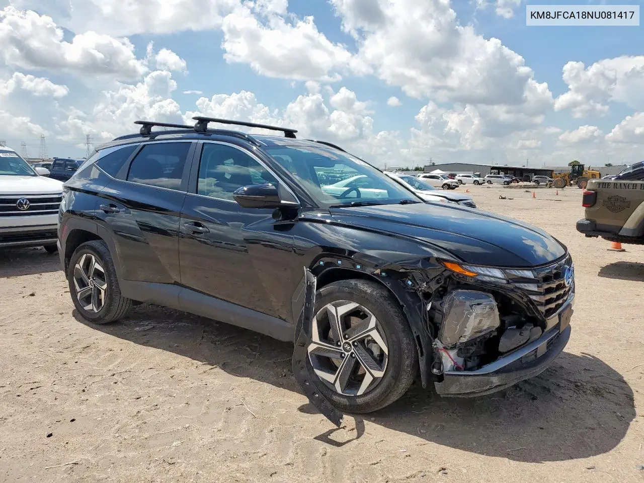 2022 Hyundai Tucson Sel Convenience VIN: KM8JFCA18NU081417 Lot: 62713475