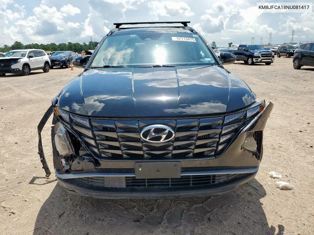 2022 Hyundai Tucson Sel Convenience VIN: KM8JFCA18NU081417 Lot: 62713475