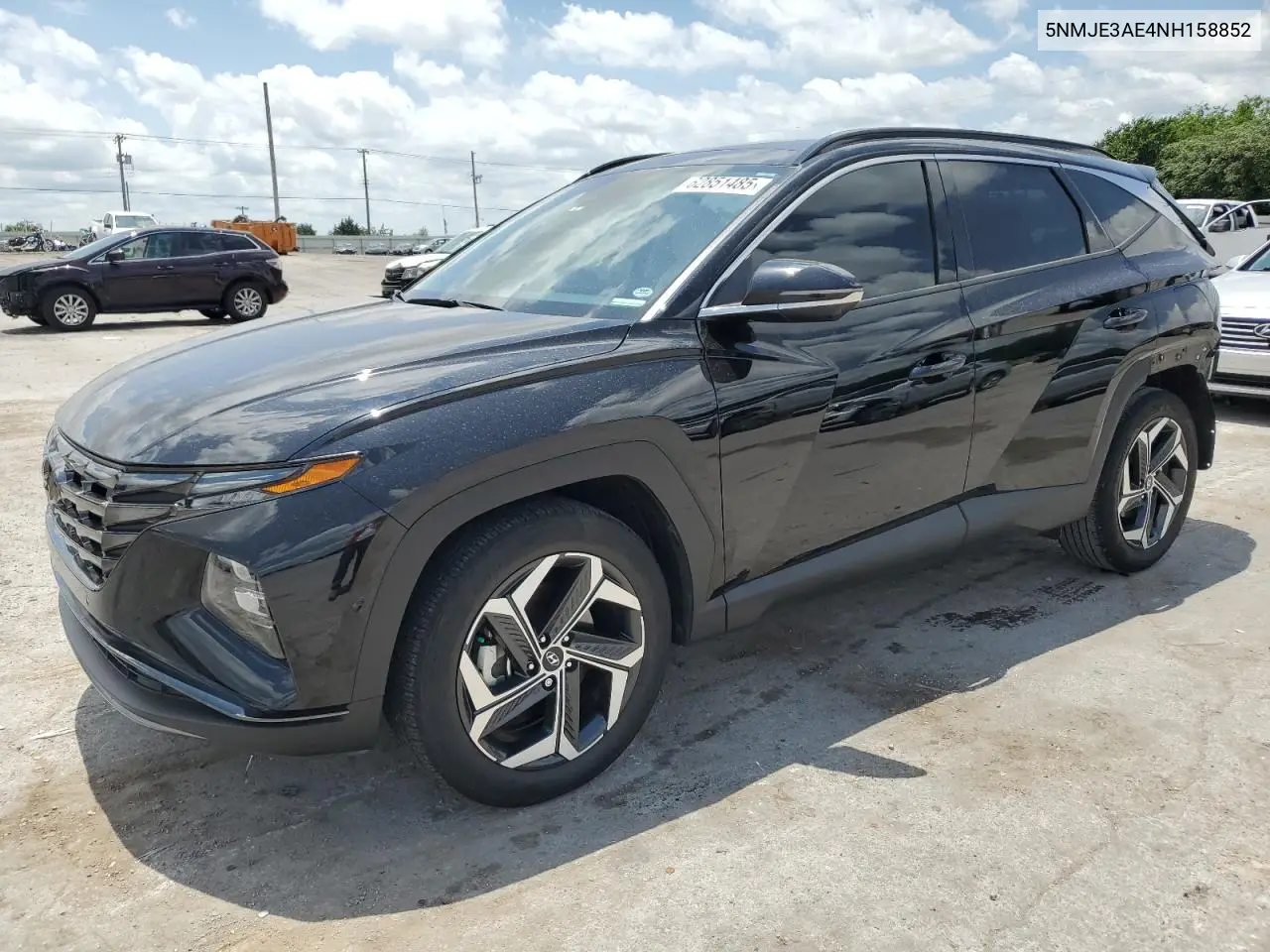 2022 Hyundai Tucson Limited VIN: 5NMJE3AE4NH158852 Lot: 62851485