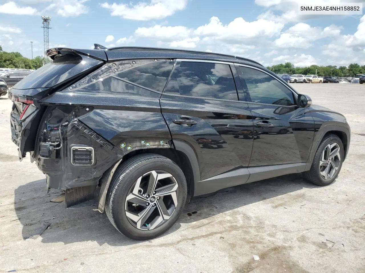 2022 Hyundai Tucson Limited VIN: 5NMJE3AE4NH158852 Lot: 62851485