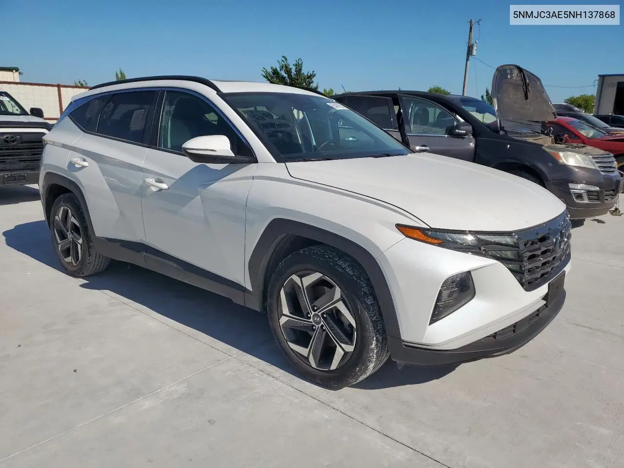 2022 Hyundai Tucson Sel VIN: 5NMJC3AE5NH137868 Lot: 65439265