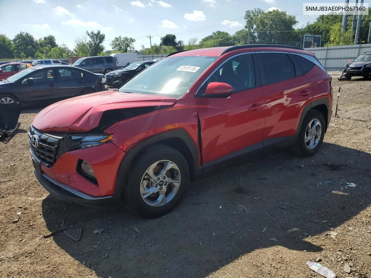 2023 Hyundai Tucson Sel VIN: 5NMJB3AE0PH267160 Lot: 62918115