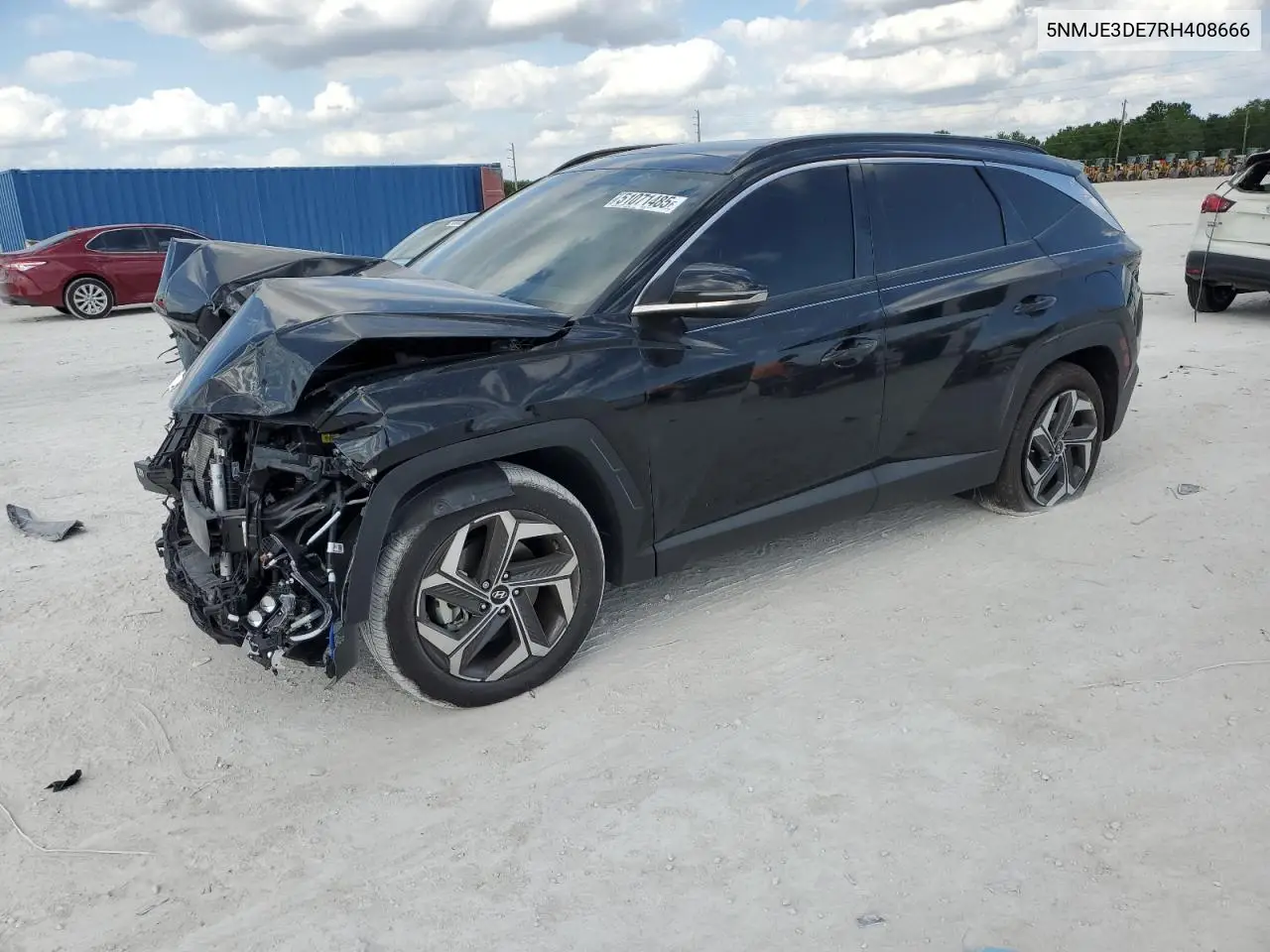 2024 Hyundai Tucson Limited VIN: 5NMJE3DE7RH408666 Lot: 51071485