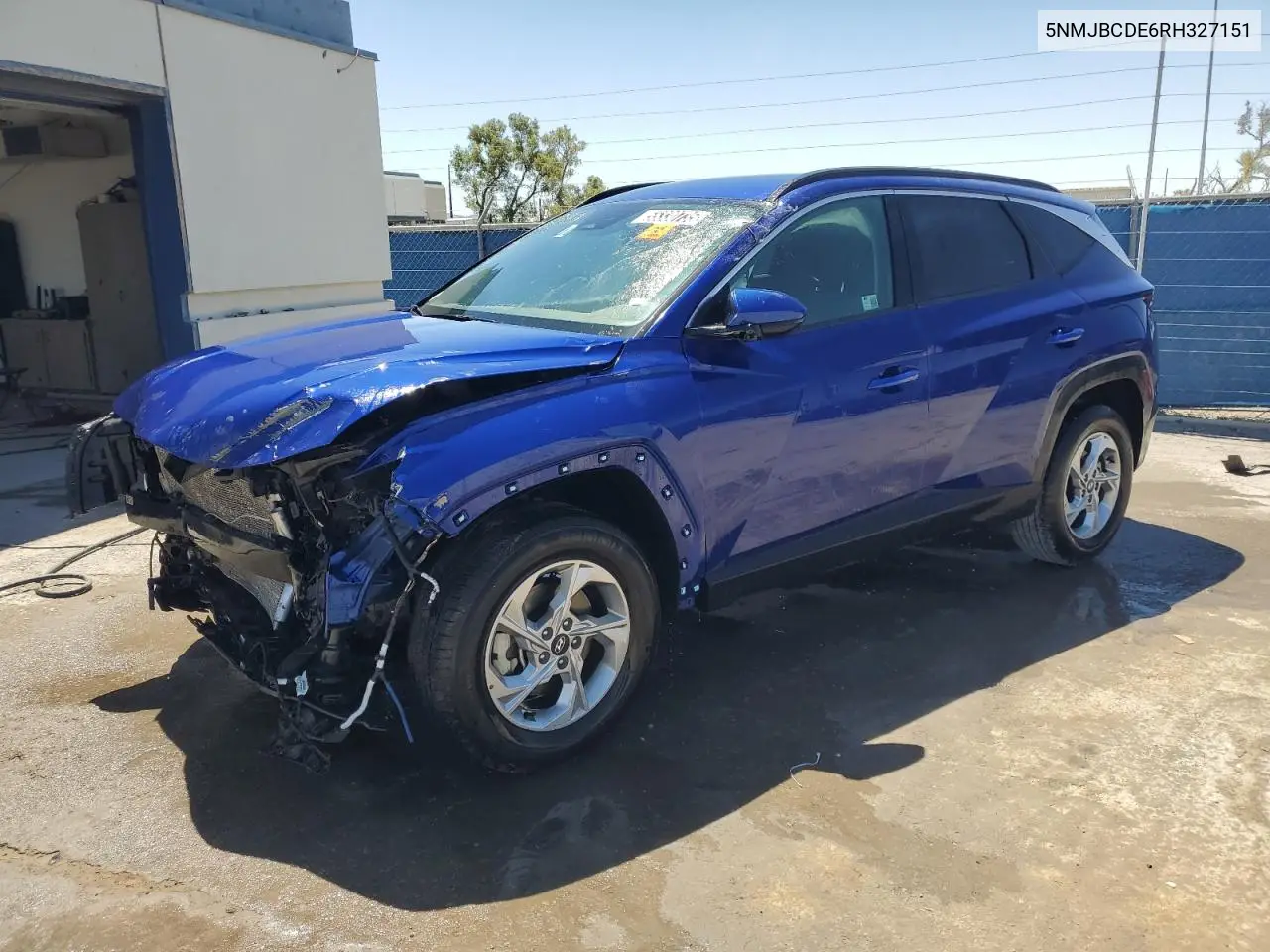 2024 Hyundai Tucson Sel VIN: 5NMJBCDE6RH327151 Lot: 55330735