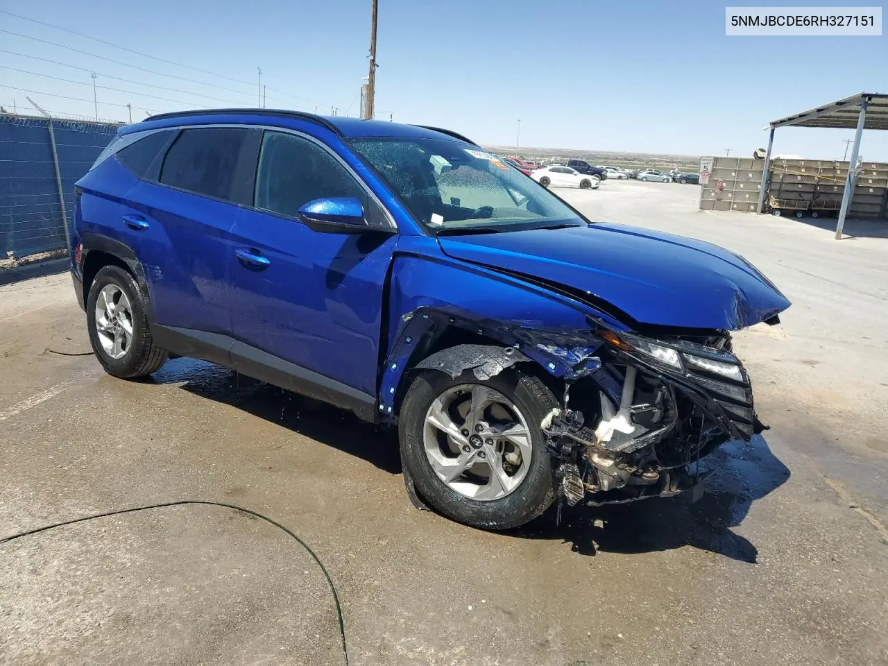 2024 Hyundai Tucson Sel VIN: 5NMJBCDE6RH327151 Lot: 55330735