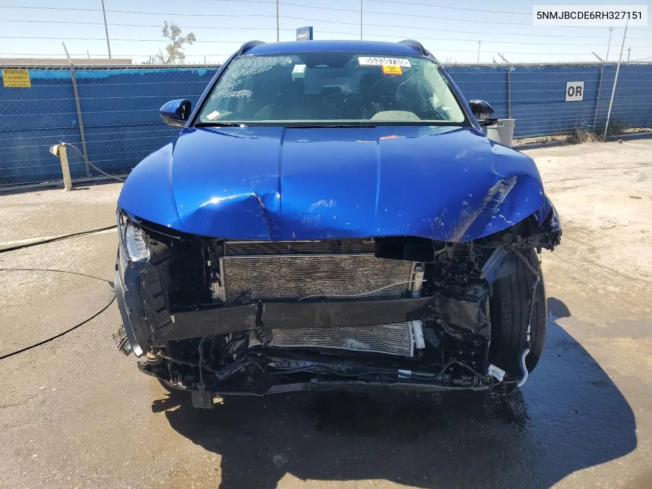 2024 Hyundai Tucson Sel VIN: 5NMJBCDE6RH327151 Lot: 55330735