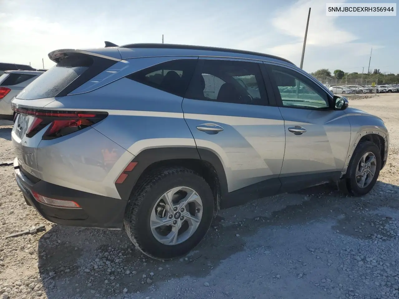 2024 Hyundai Tucson Sel VIN: 5NMJBCDEXRH356944 Lot: 56173335