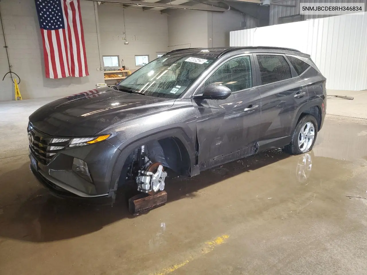2024 Hyundai Tucson Sel VIN: 5NMJBCDE8RH346834 Lot: 56695425