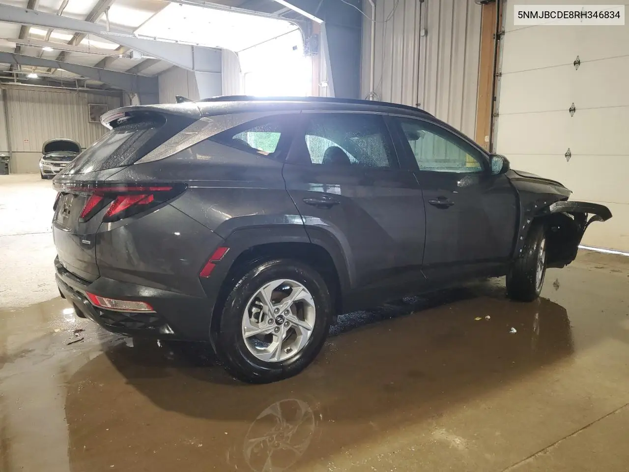 2024 Hyundai Tucson Sel VIN: 5NMJBCDE8RH346834 Lot: 56695425