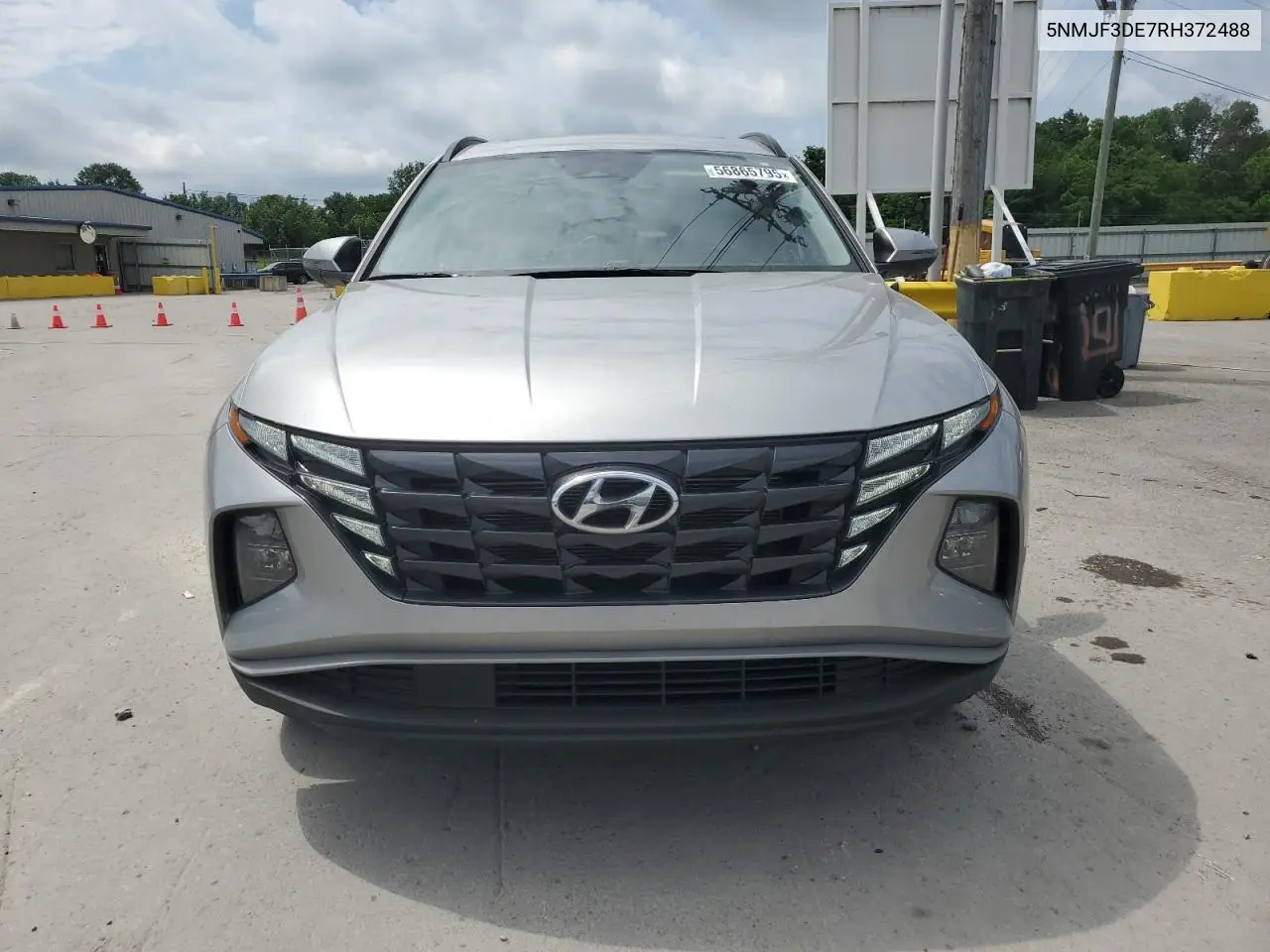 2024 Hyundai Tucson Sel VIN: 5NMJF3DE7RH372488 Lot: 56865795