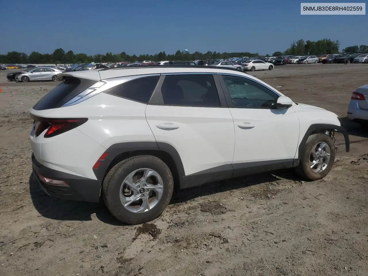 2024 Hyundai Tucson Sel VIN: 5NMJB3DE8RH402559 Lot: 62638315