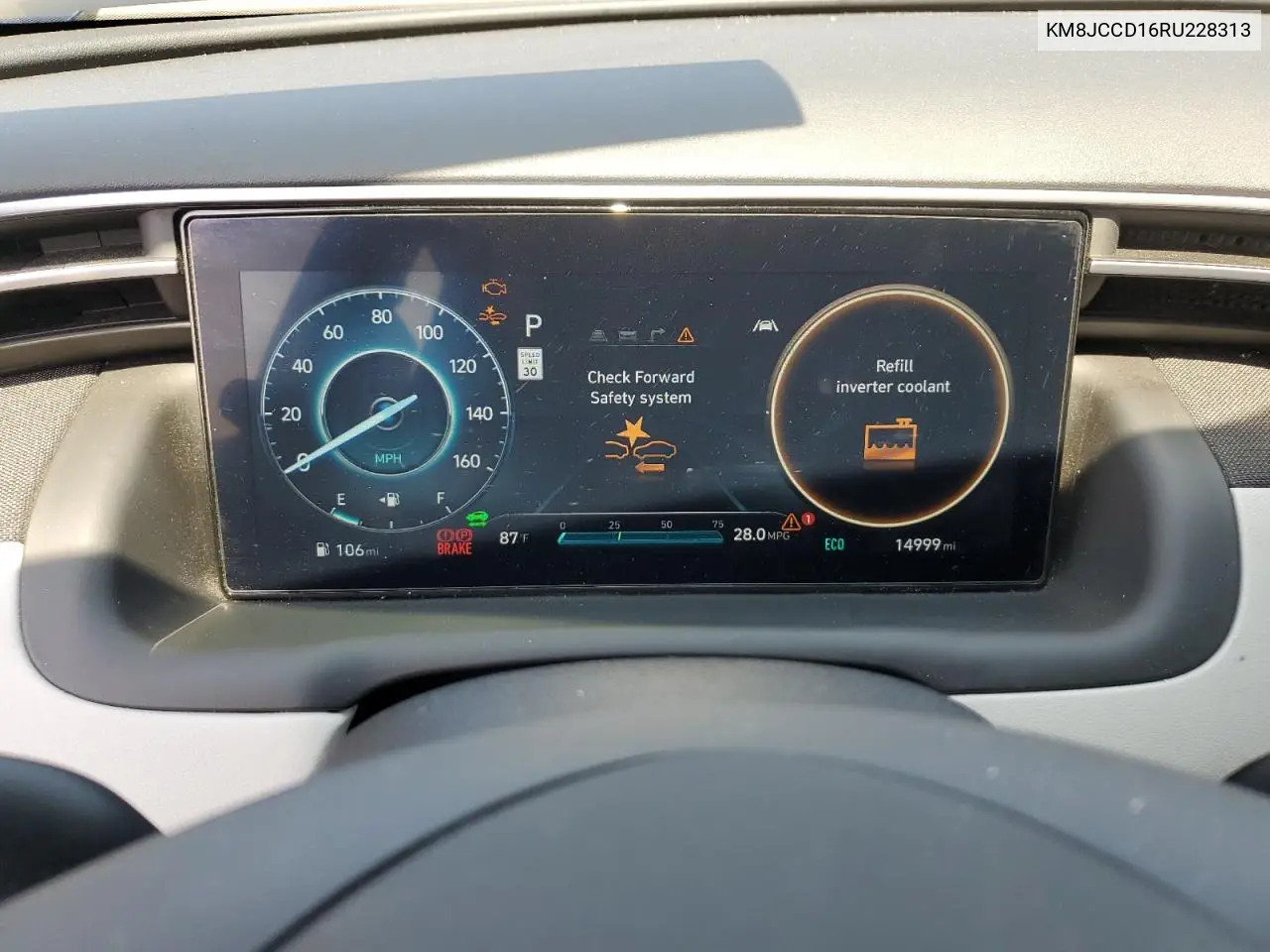 2024 Hyundai Tucson Sel Convenience VIN: KM8JCCD16RU228313 Lot: 62900285