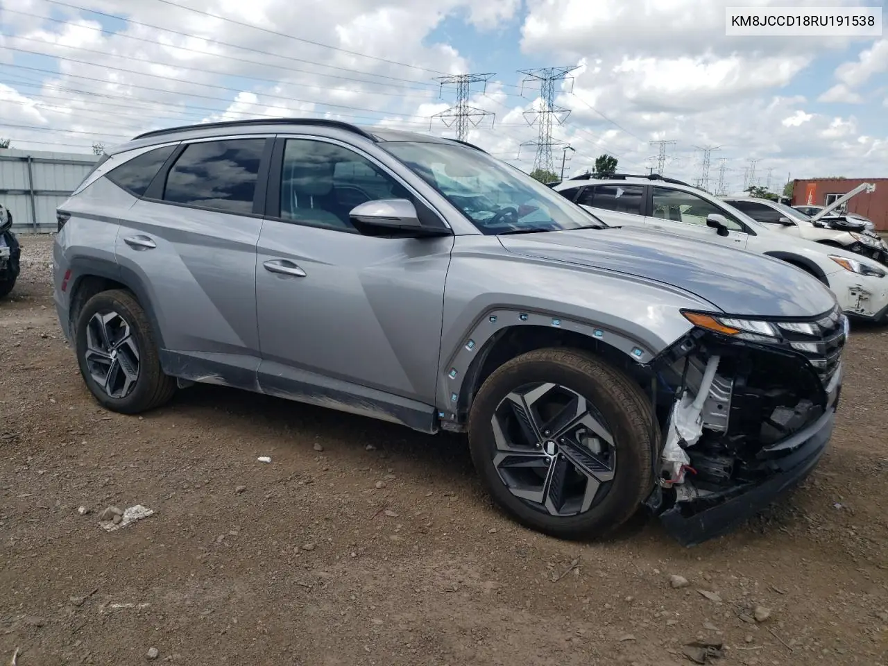 2024 Hyundai Tucson Sel Convenience VIN: KM8JCCD18RU191538 Lot: 63031285