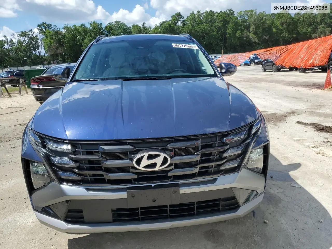 2025 Hyundai Tucson Sel VIN: 5NMJBCDE2SH493088 Lot: 56670835