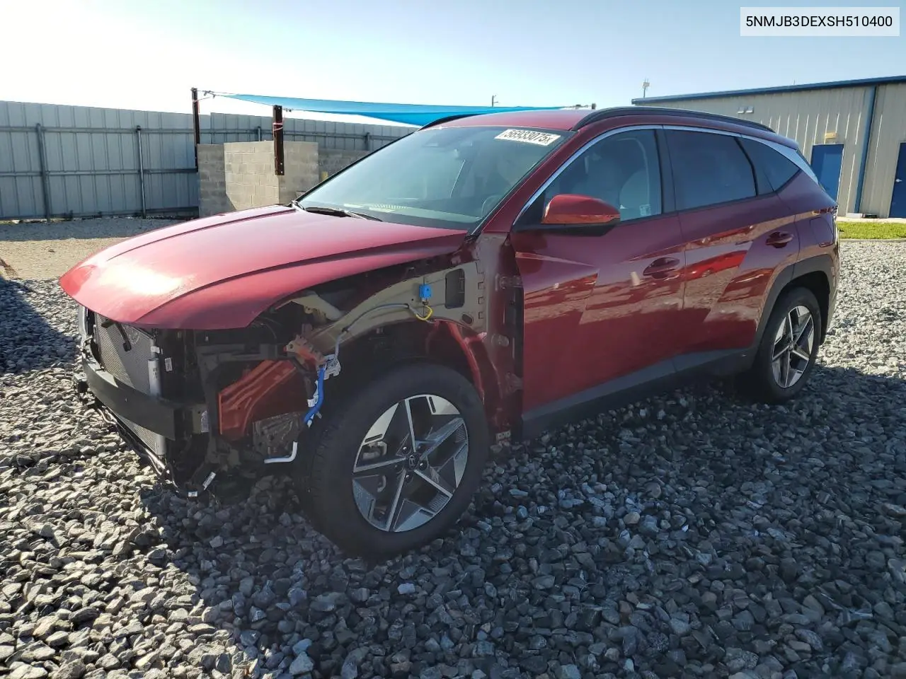 2025 Hyundai Tucson Sel VIN: 5NMJB3DEXSH510400 Lot: 56933075