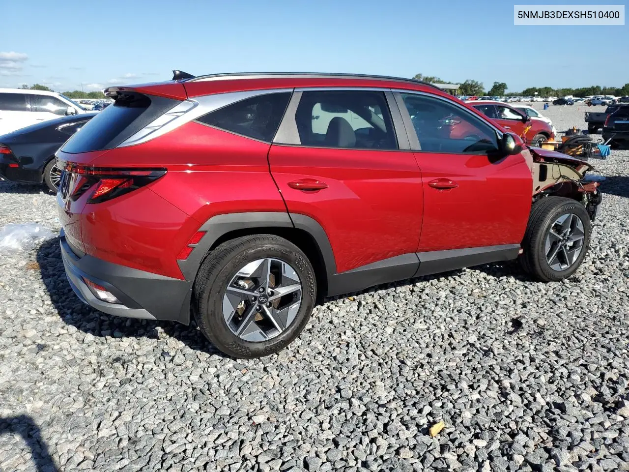 2025 Hyundai Tucson Sel VIN: 5NMJB3DEXSH510400 Lot: 56933075