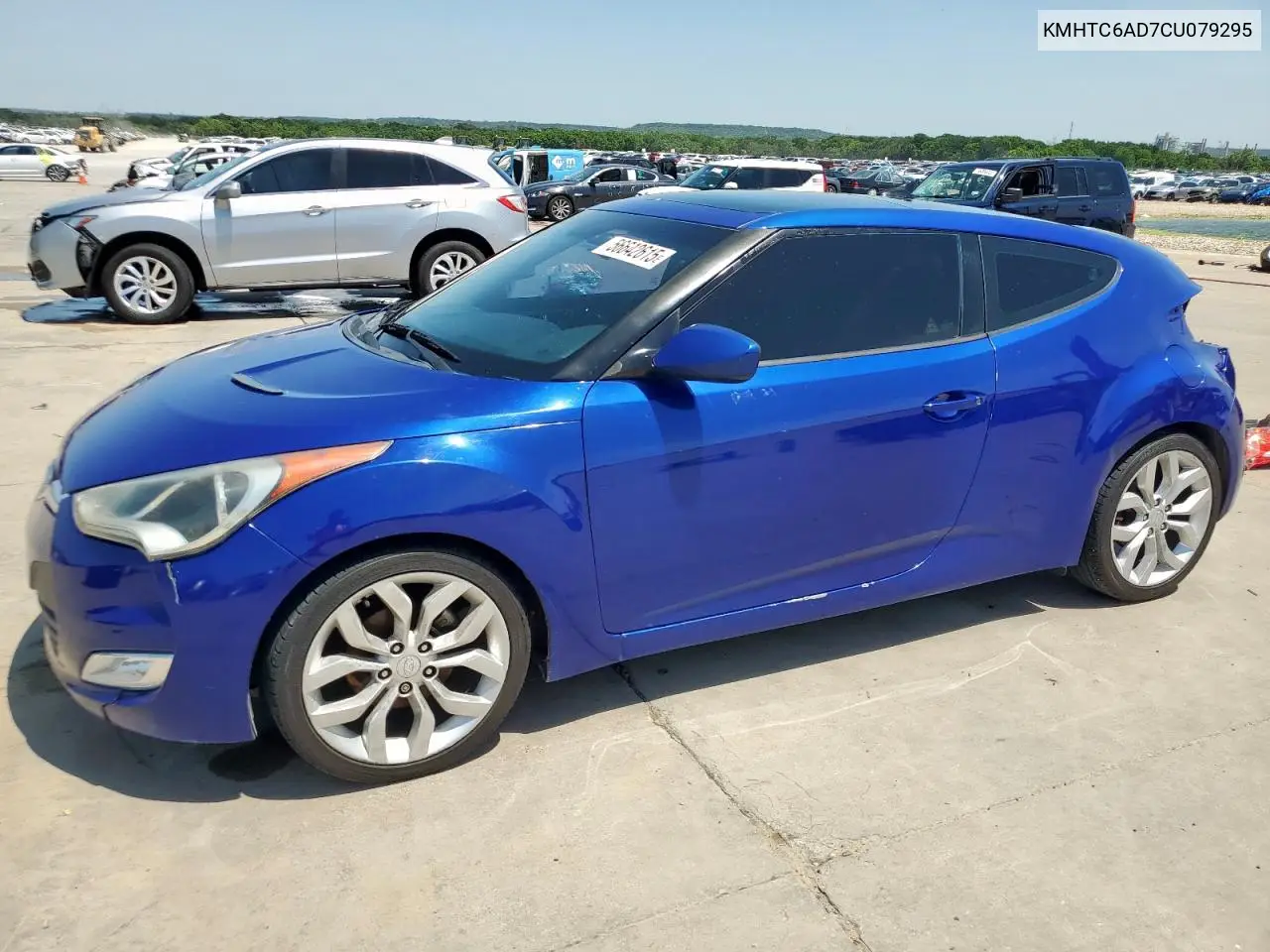 2012 Hyundai Veloster VIN: KMHTC6AD7CU079295 Lot: 56642615