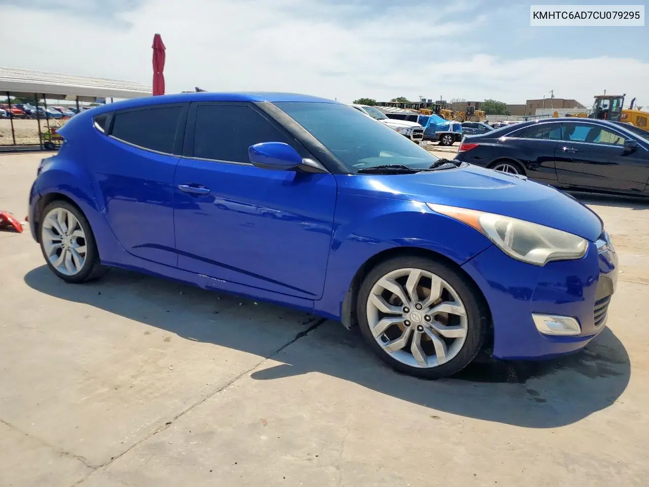 2012 Hyundai Veloster VIN: KMHTC6AD7CU079295 Lot: 56642615