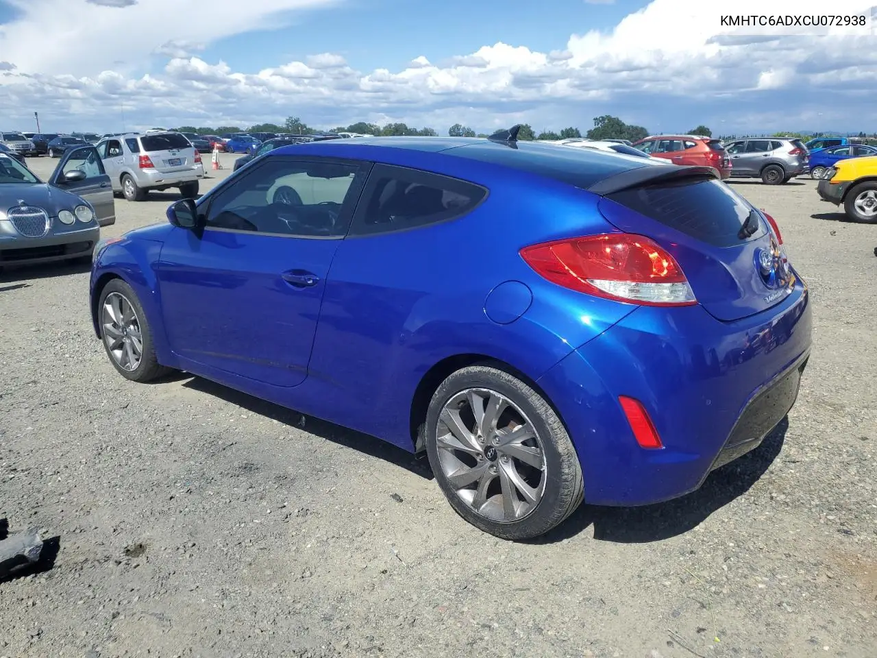 2012 Hyundai Veloster VIN: KMHTC6ADXCU072938 Lot: 56767105