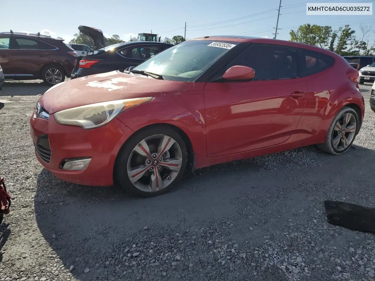 2012 Hyundai Veloster VIN: KMHTC6AD6CU035272 Lot: 56952535