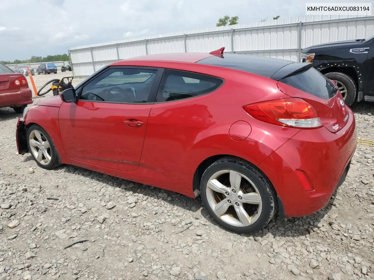 2012 Hyundai Veloster VIN: KMHTC6ADXCU083194 Lot: 64107495