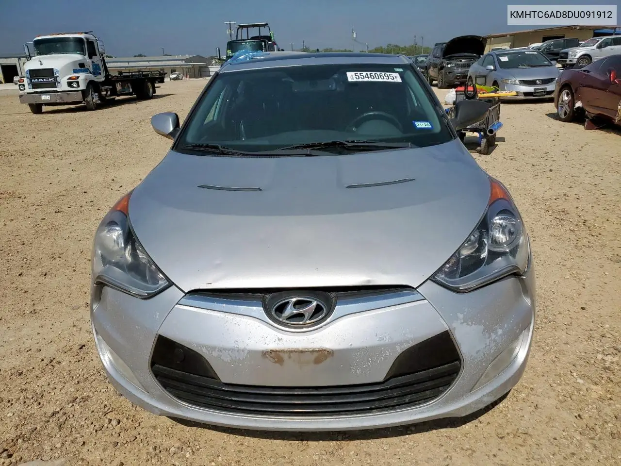2013 Hyundai Veloster VIN: KMHTC6AD8DU091912 Lot: 55460695