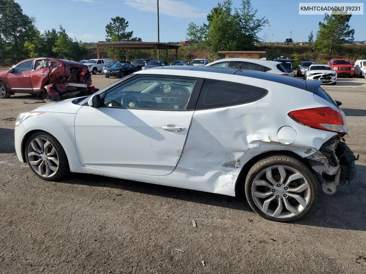 2013 Hyundai Veloster VIN: KMHTC6AD6DU139231 Lot: 56619615