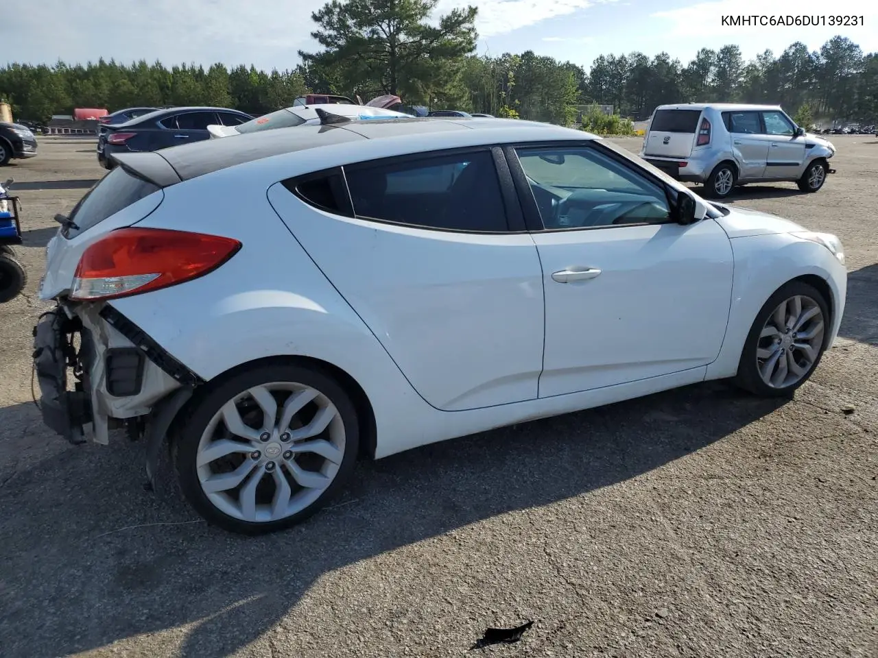 2013 Hyundai Veloster VIN: KMHTC6AD6DU139231 Lot: 56619615