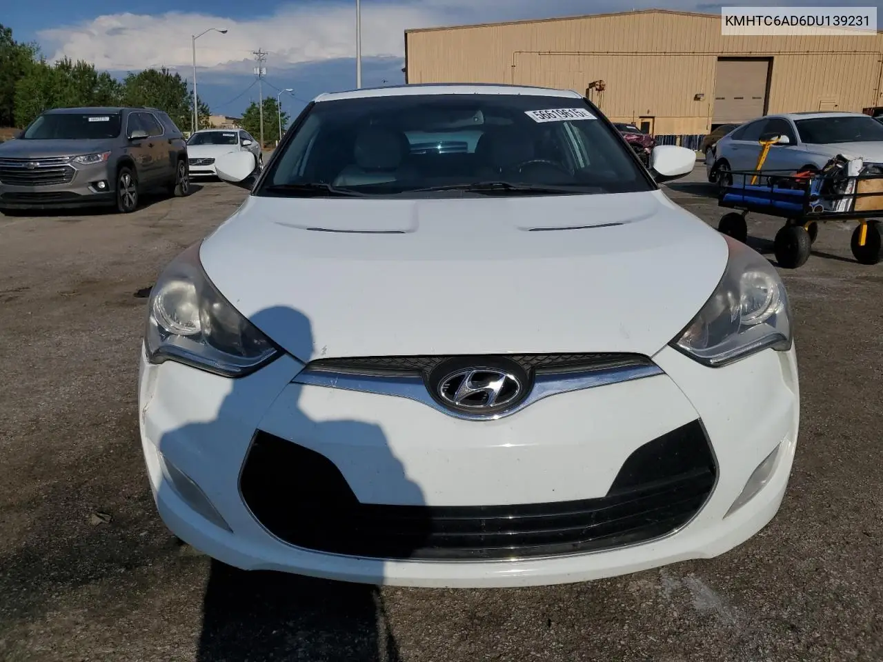 2013 Hyundai Veloster VIN: KMHTC6AD6DU139231 Lot: 56619615