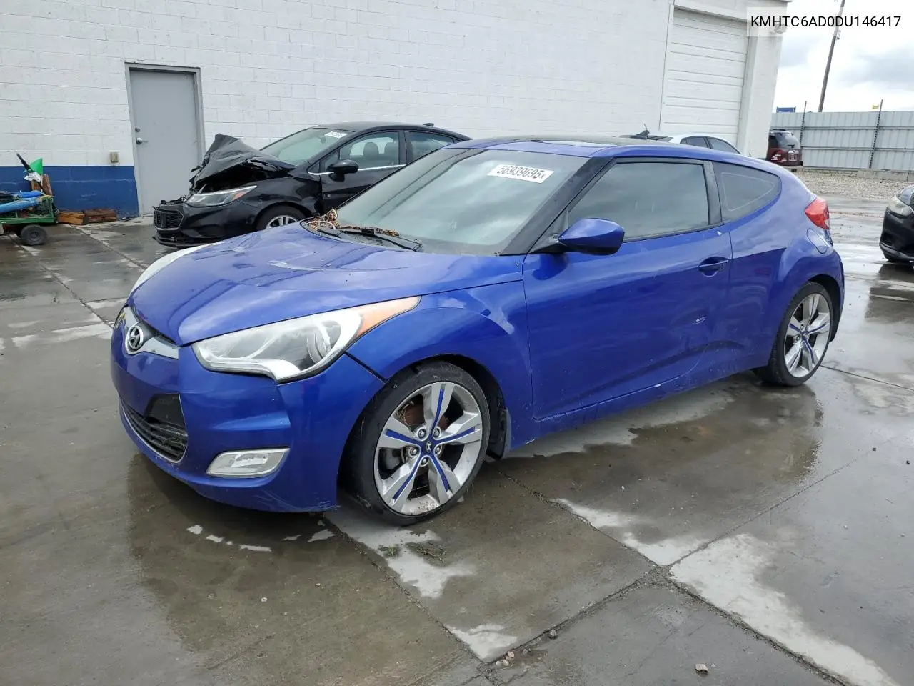 2013 Hyundai Veloster VIN: KMHTC6AD0DU146417 Lot: 56939695
