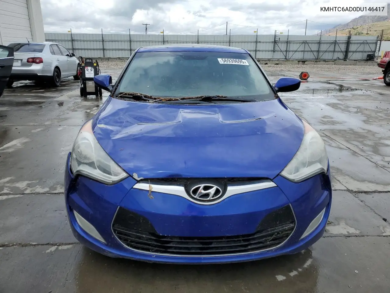 2013 Hyundai Veloster VIN: KMHTC6AD0DU146417 Lot: 56939695