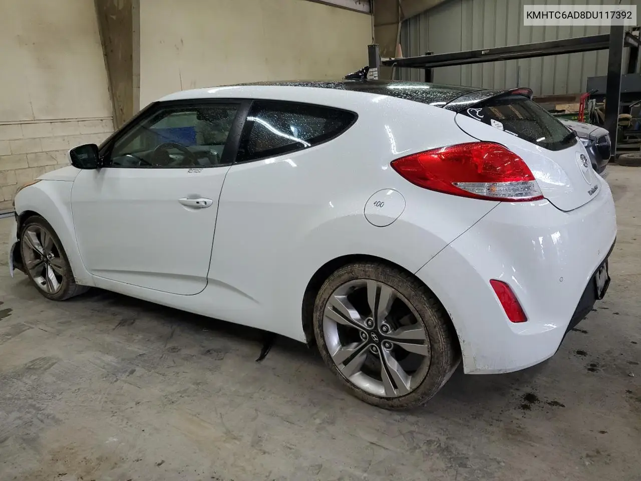 2013 Hyundai Veloster VIN: KMHTC6AD8DU117392 Lot: 57149095