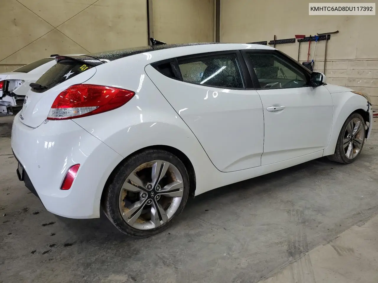 2013 Hyundai Veloster VIN: KMHTC6AD8DU117392 Lot: 57149095