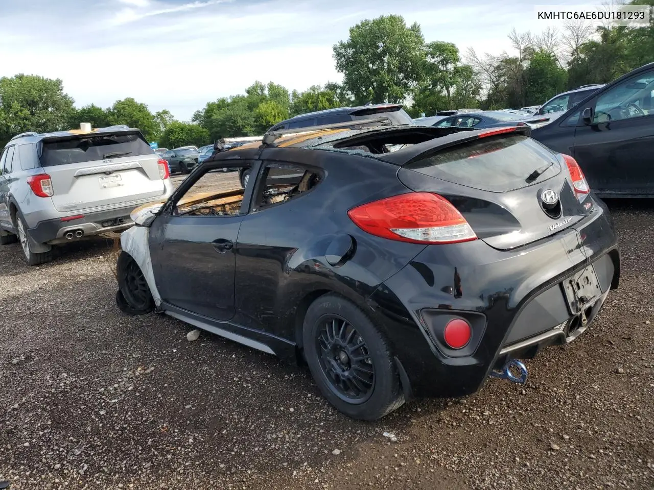 2013 Hyundai Veloster Turbo VIN: KMHTC6AE6DU181293 Lot: 63849045