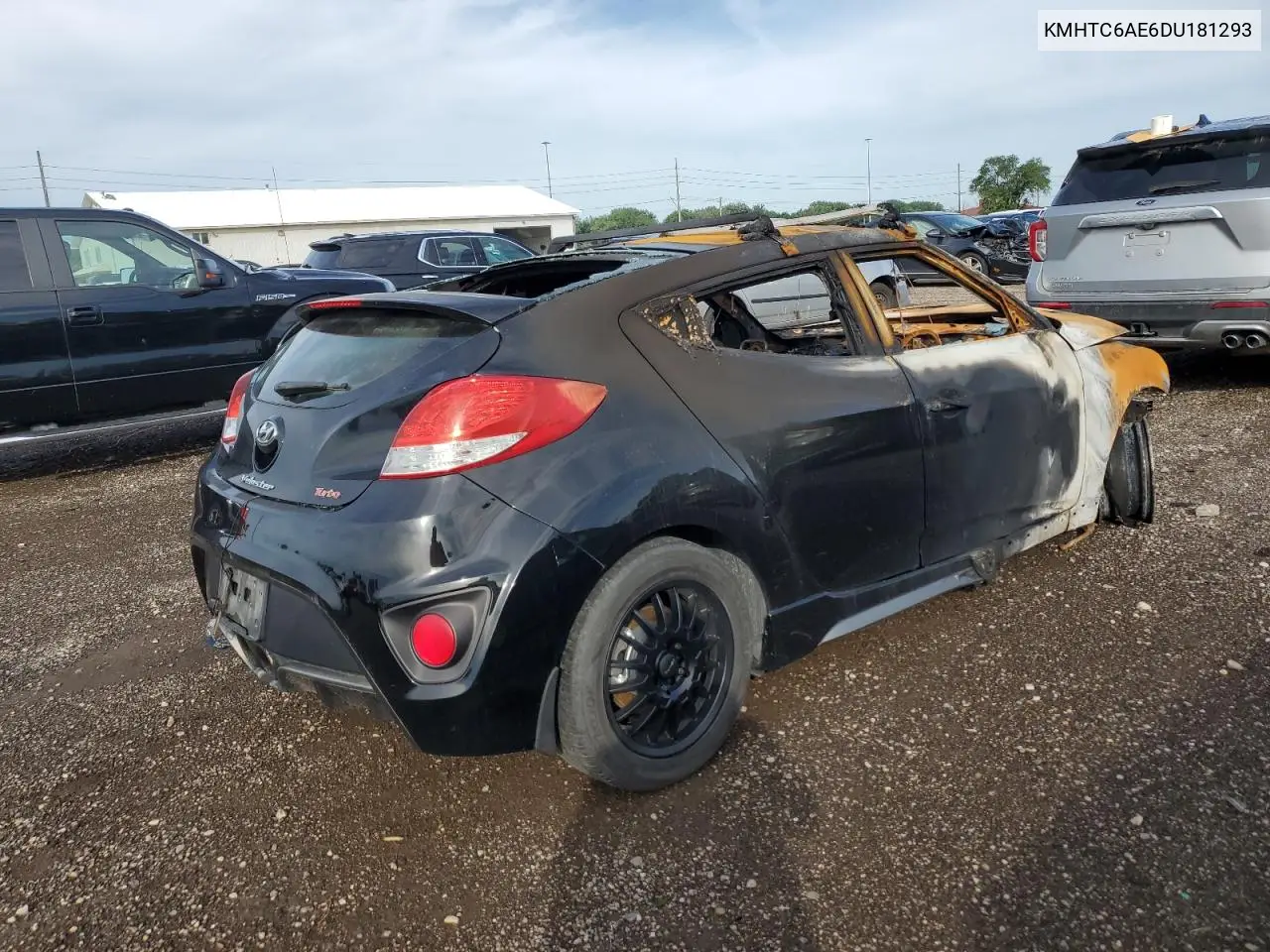 2013 Hyundai Veloster Turbo VIN: KMHTC6AE6DU181293 Lot: 63849045