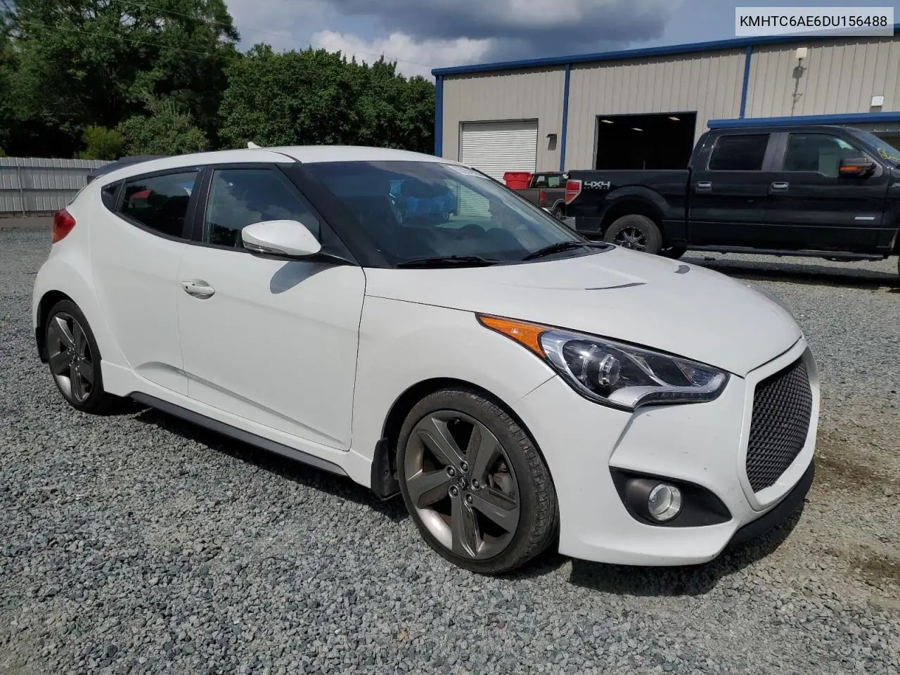 2013 Hyundai Veloster Turbo VIN: KMHTC6AE6DU156488 Lot: 65964925