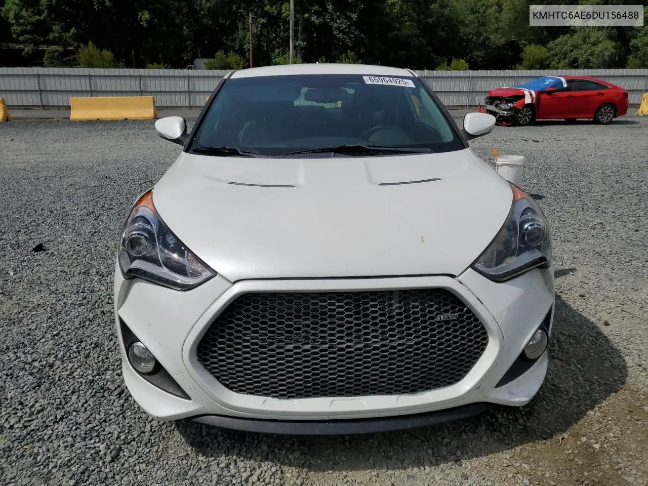 2013 Hyundai Veloster Turbo VIN: KMHTC6AE6DU156488 Lot: 65964925
