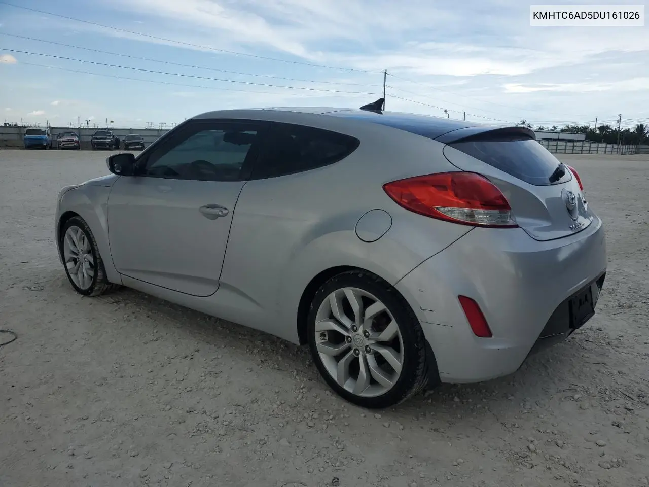 2013 Hyundai Veloster VIN: KMHTC6AD5DU161026 Lot: 65984005