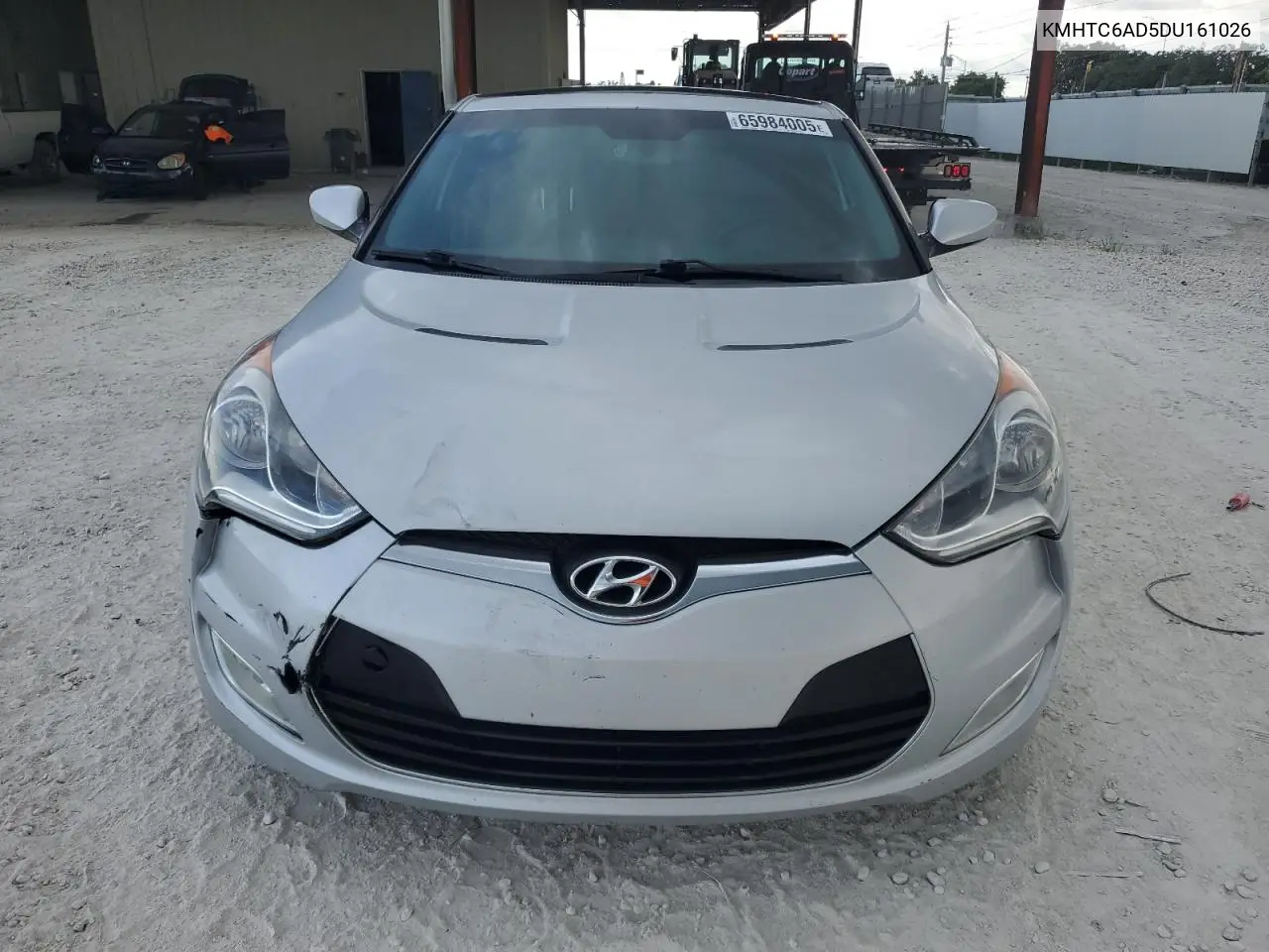 2013 Hyundai Veloster VIN: KMHTC6AD5DU161026 Lot: 65984005