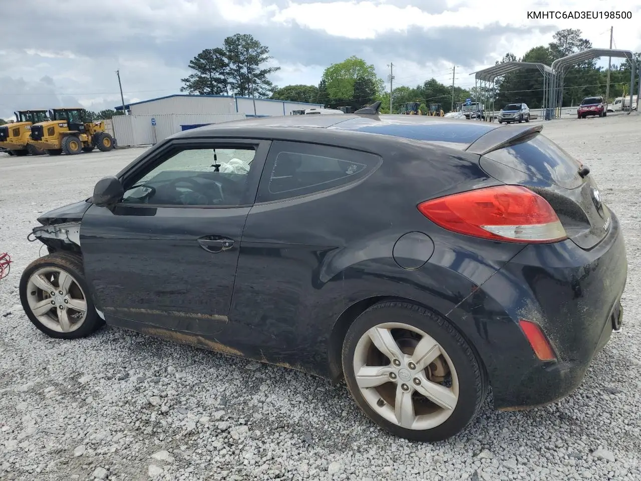 2014 Hyundai Veloster VIN: KMHTC6AD3EU198500 Lot: 56943915