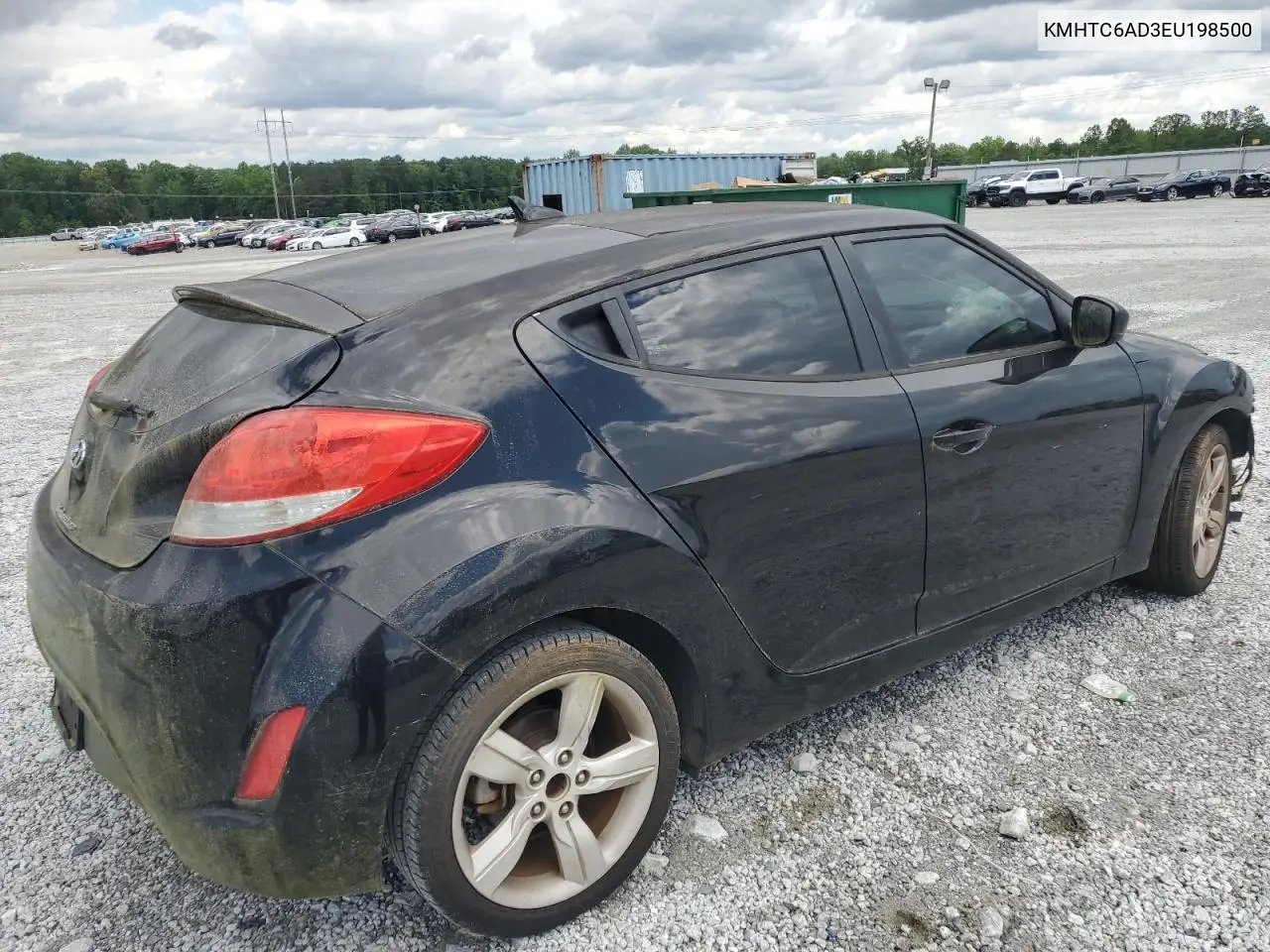 2014 Hyundai Veloster VIN: KMHTC6AD3EU198500 Lot: 56943915