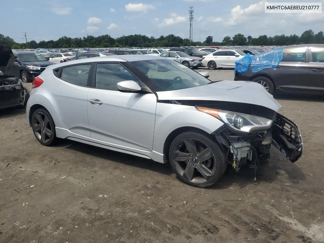2014 Hyundai Veloster Turbo VIN: KMHTC6AE8EU210777 Lot: 65565745